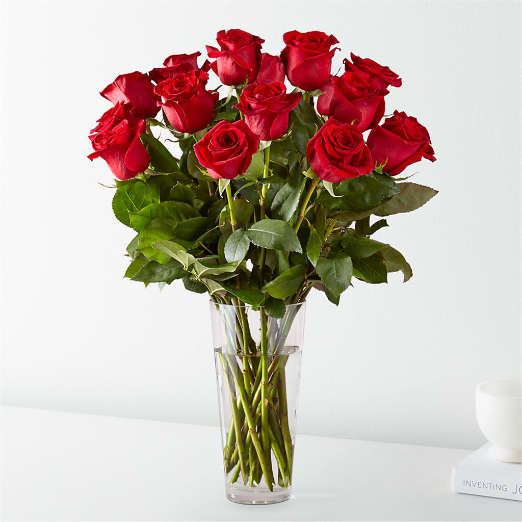 Long Stem Red Rose Bouquet – Flowers By Sue, Bullard TX