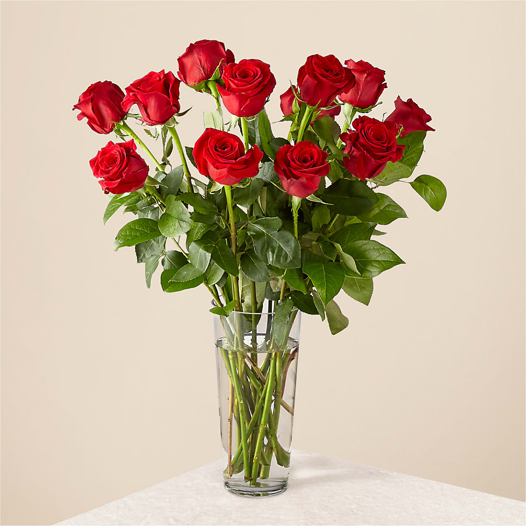 Long Stem Red Rose Bouquet – Flowers By Sue, Bullard TX
