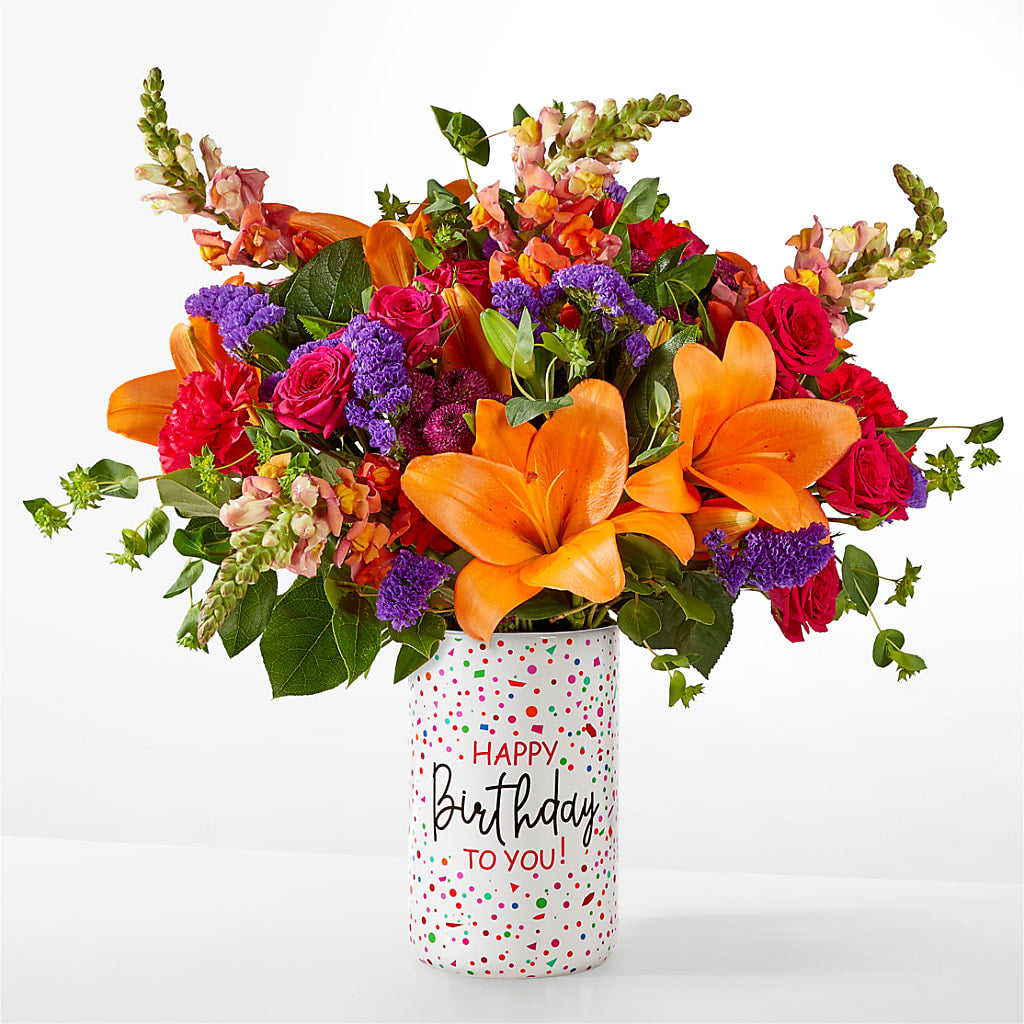 Birthday Palooza Bouquet – Flowers By Sue, Bullard TX