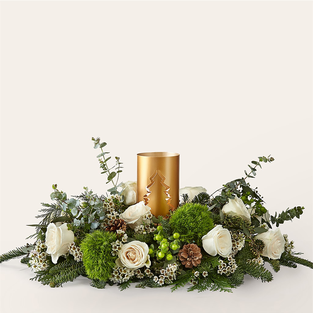 Chestnuts Roasting Centerpiece – Flowers By Sue, Bullard TX