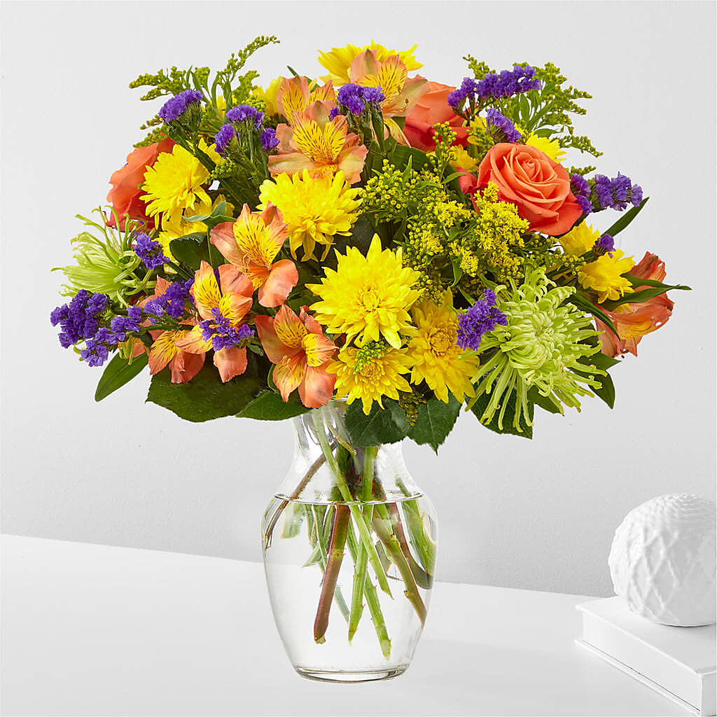 Marmalade Skies Bouquet – Flowers By Sue, Bullard TX