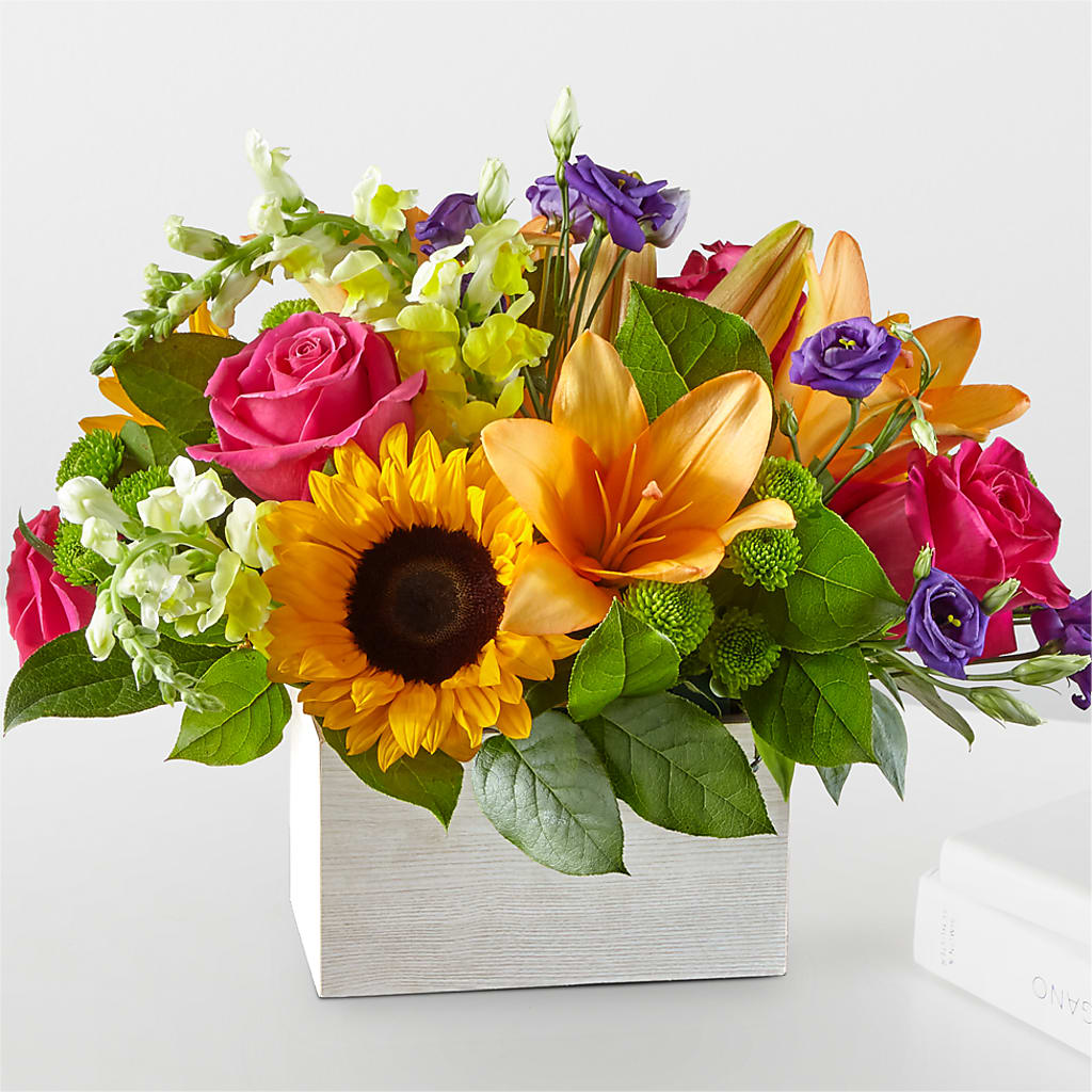 Best Day Box Bouquet – Flowers By Sue, Bullard TX