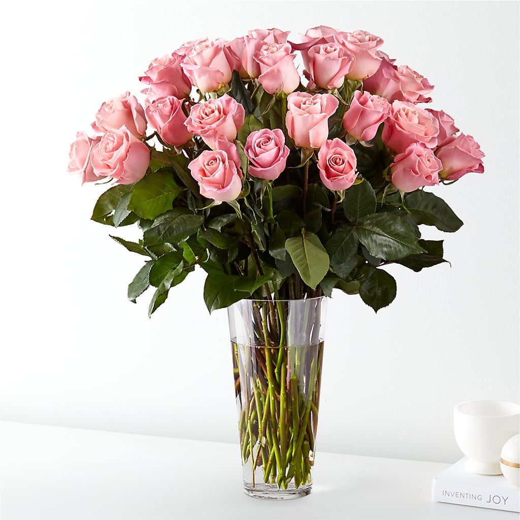 Long Stem Pink Rose Bouquet – Flowers By Sue, Bullard TX