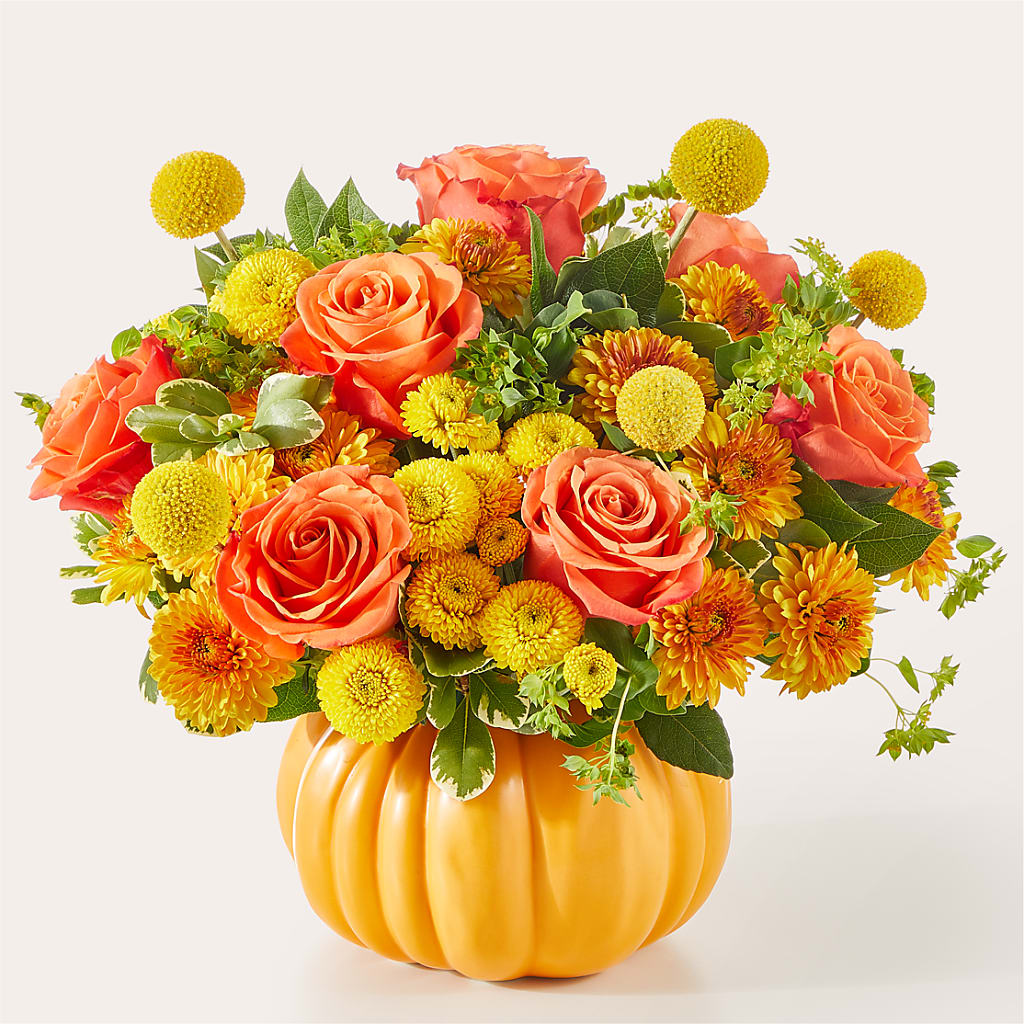 Gourdgeous Pumpkin – Flowers By Sue, Bullard TX