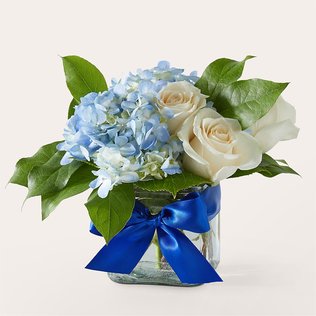 Sky Blue Delight Bouquet – Flowers By Sue, Bullard TX