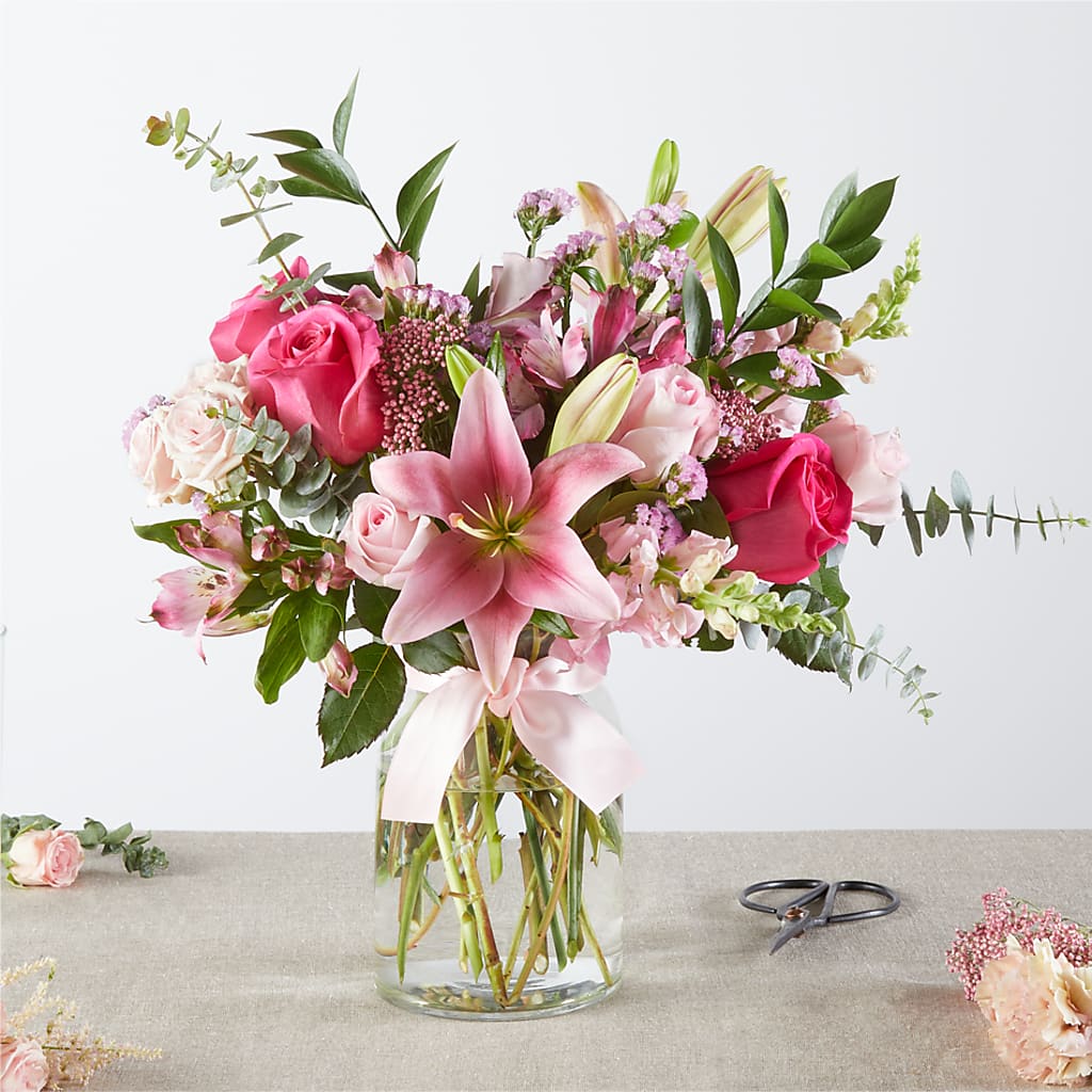 Pink Ribbon - A Florist Original – Flowers By Sue, Bullard TX