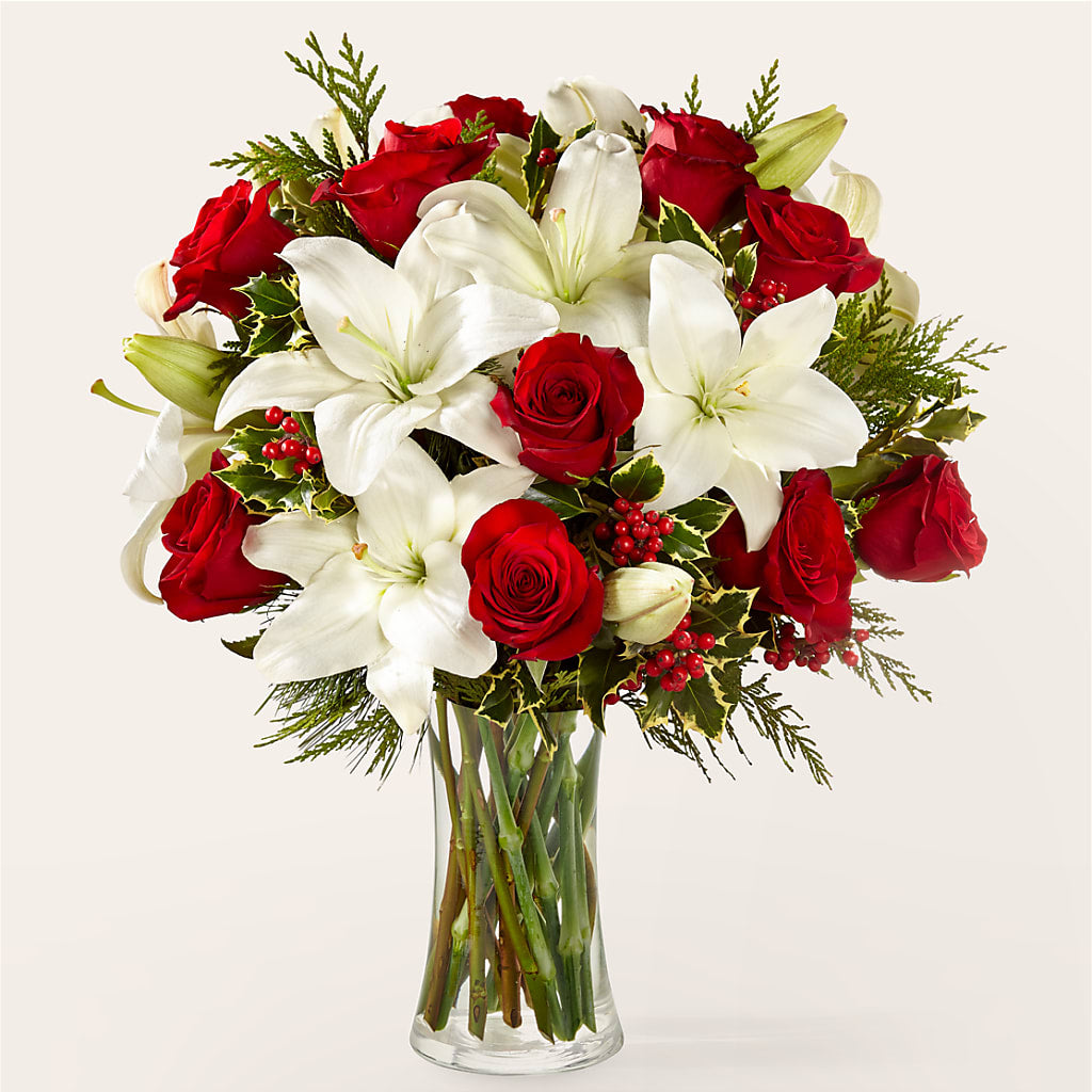 Sparkling Snowflakes Bouquet – Flowers By Sue, Bullard TX