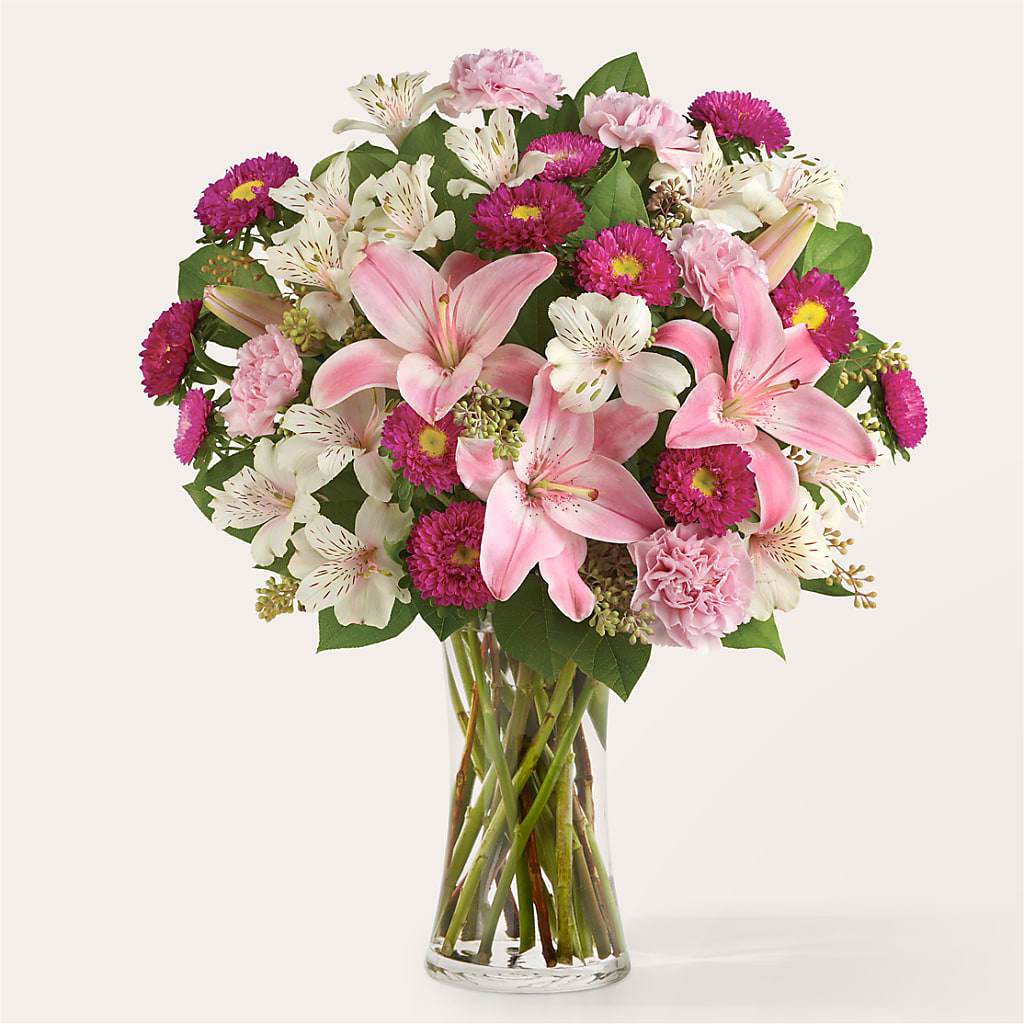 Feeling Fuchsia Bouquet – Flowers By Sue, Bullard TX