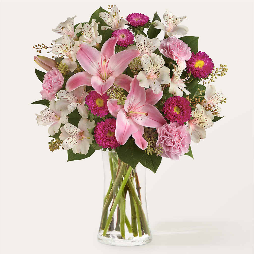 Feeling Fuchsia Bouquet – Flowers By Sue, Bullard TX