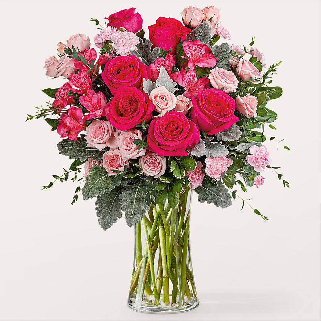 Tickled Pink Bouquet – Flowers By Sue, Bullard TX