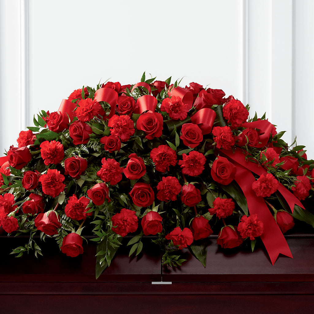 Tribute of Life Casket Spray – Flowers By Sue, Bullard TX