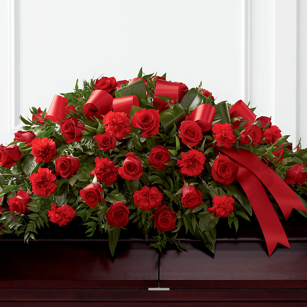Tribute of Life Casket Spray – Flowers By Sue, Bullard TX
