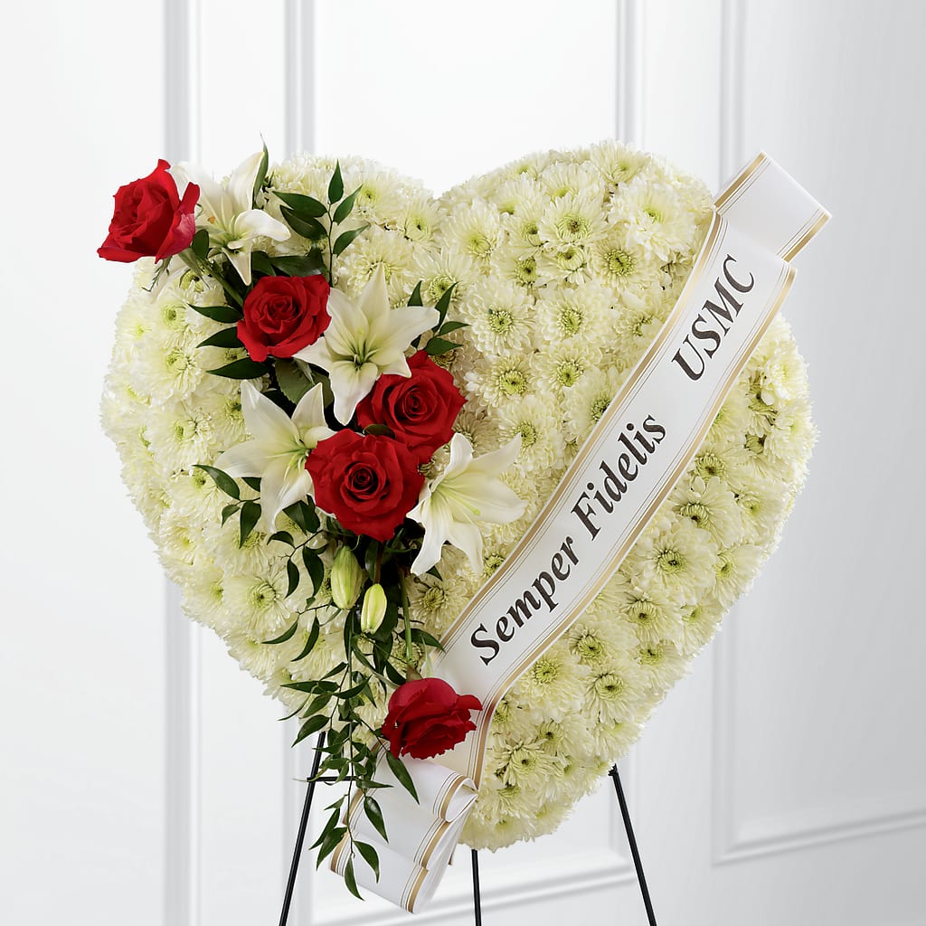 Heartfelt Hero Standing Heart – Flowers By Sue, Bullard TX