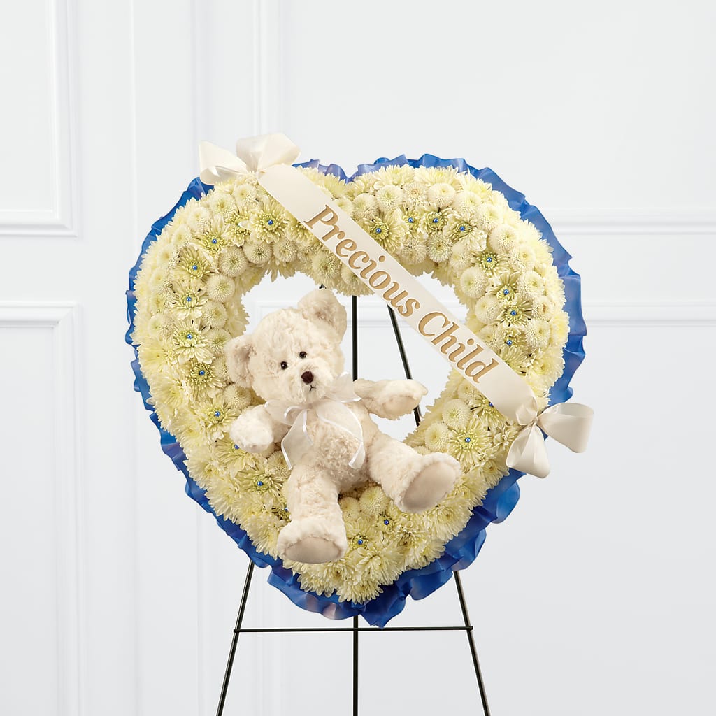 Precious Child Standing Heart – Flowers By Sue, Bullard TX