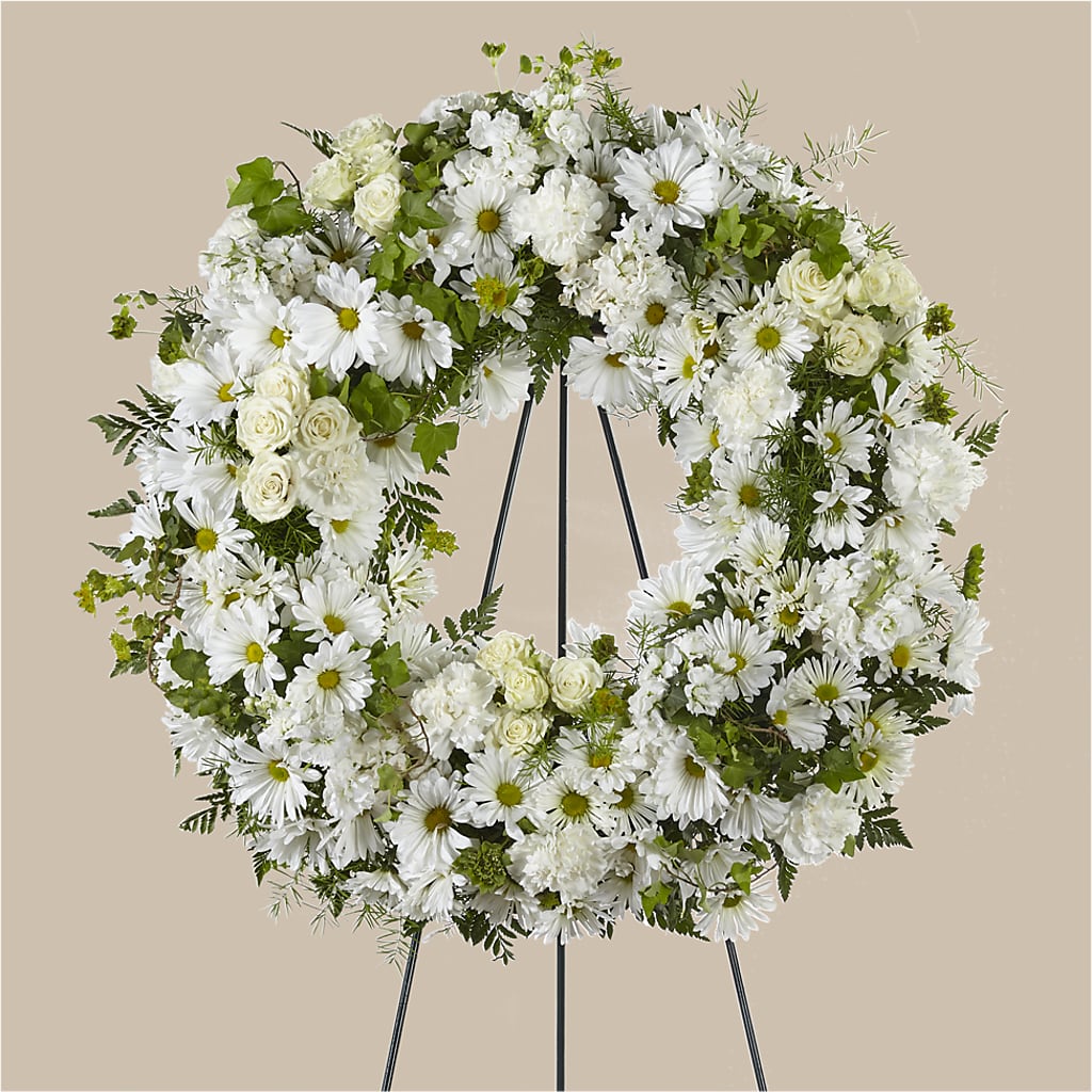 Faithful Wishes Wreath – Flowers By Sue, Bullard TX