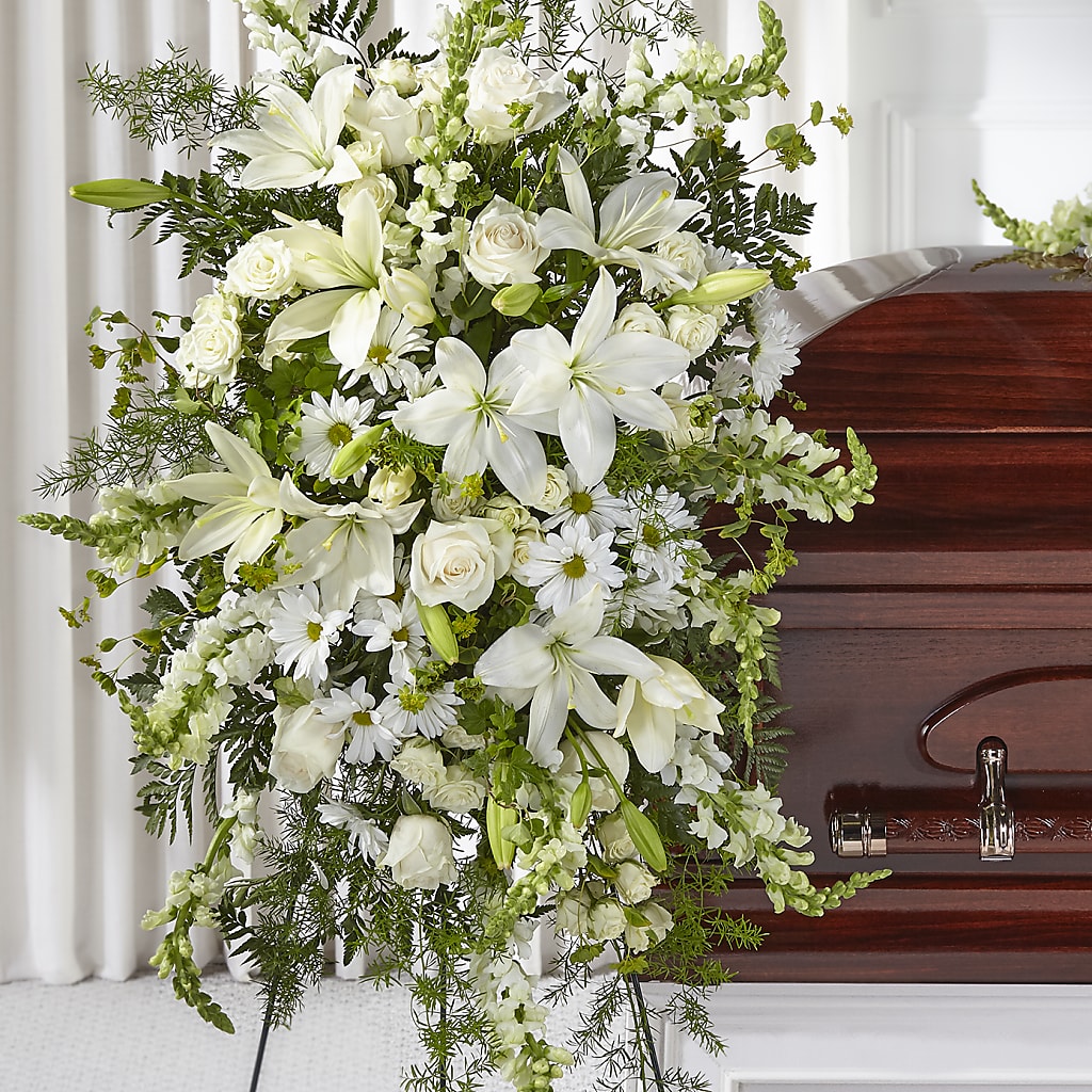 Loving Thoughts Standing Spray – Flowers By Sue, Bullard TX