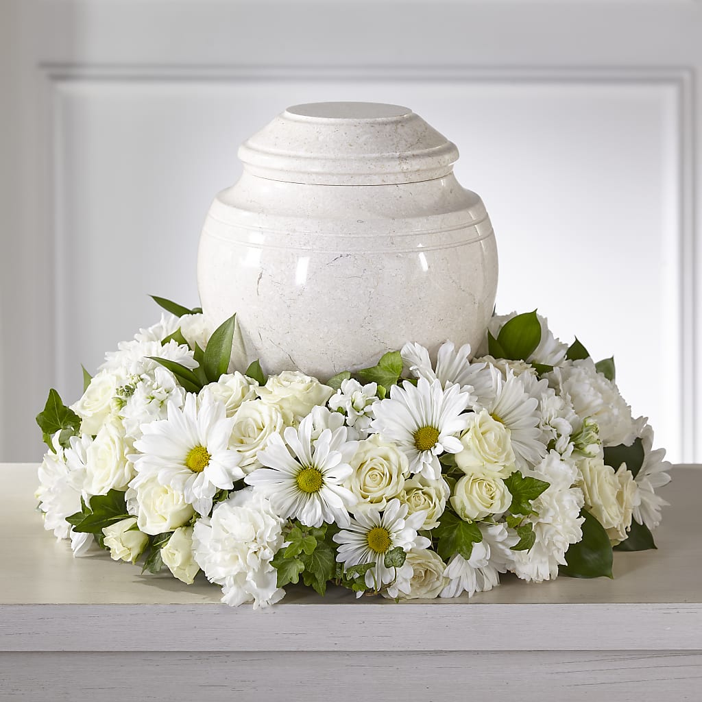 Ivory Gardens Cremation Adornment – Flowers By Sue, Bullard TX