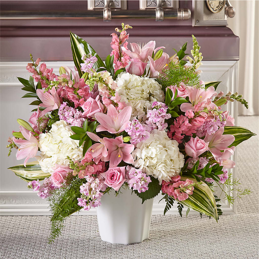 Simply Serene Floor Basket – Flowers By Sue, Bullard TX