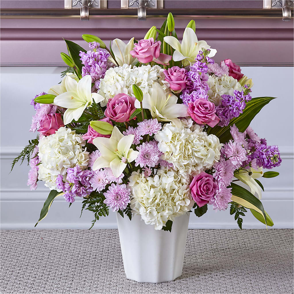 Heaven Sent Floor Basket – Flowers By Sue, Bullard TX