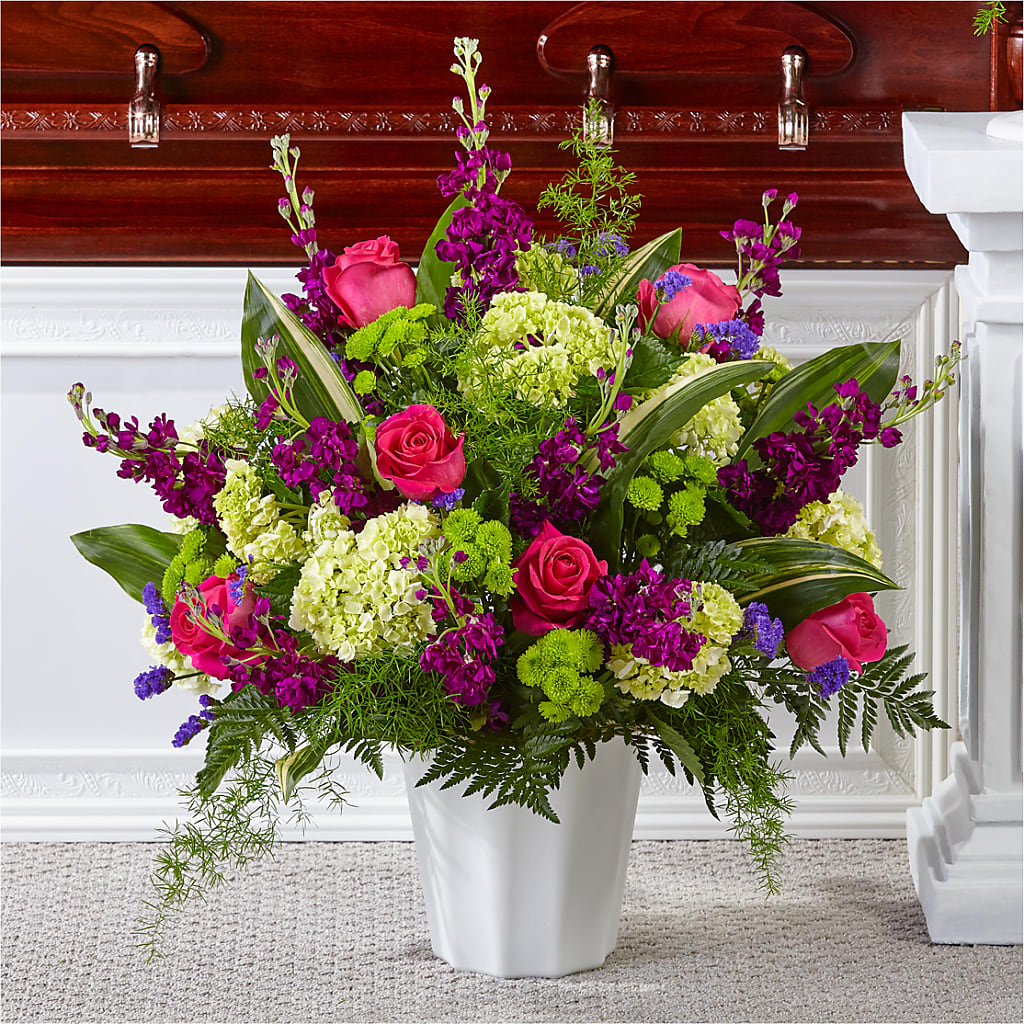 Beautiful Horizons Floor Basket – Flowers By Sue, Bullard TX