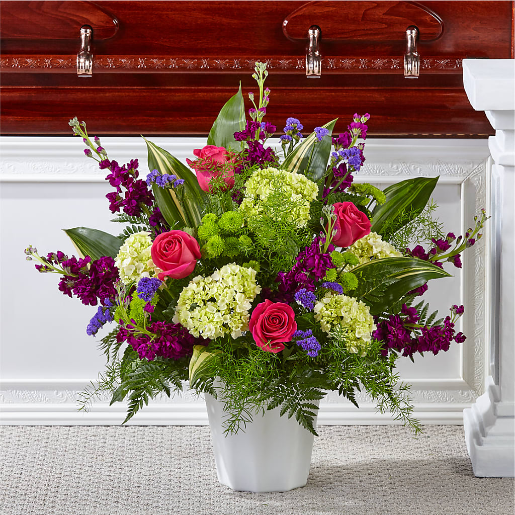 Beautiful Horizons Floor Basket – Flowers By Sue, Bullard TX