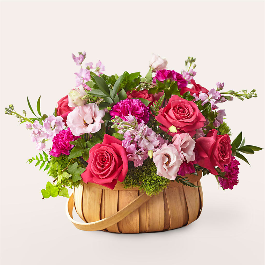 Radiance in Bloom Basket – Flowers By Sue, Bullard TX