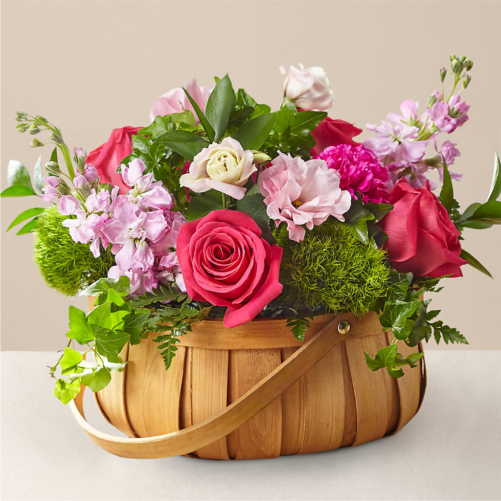Radiance in Bloom Basket – Flowers By Sue, Bullard TX