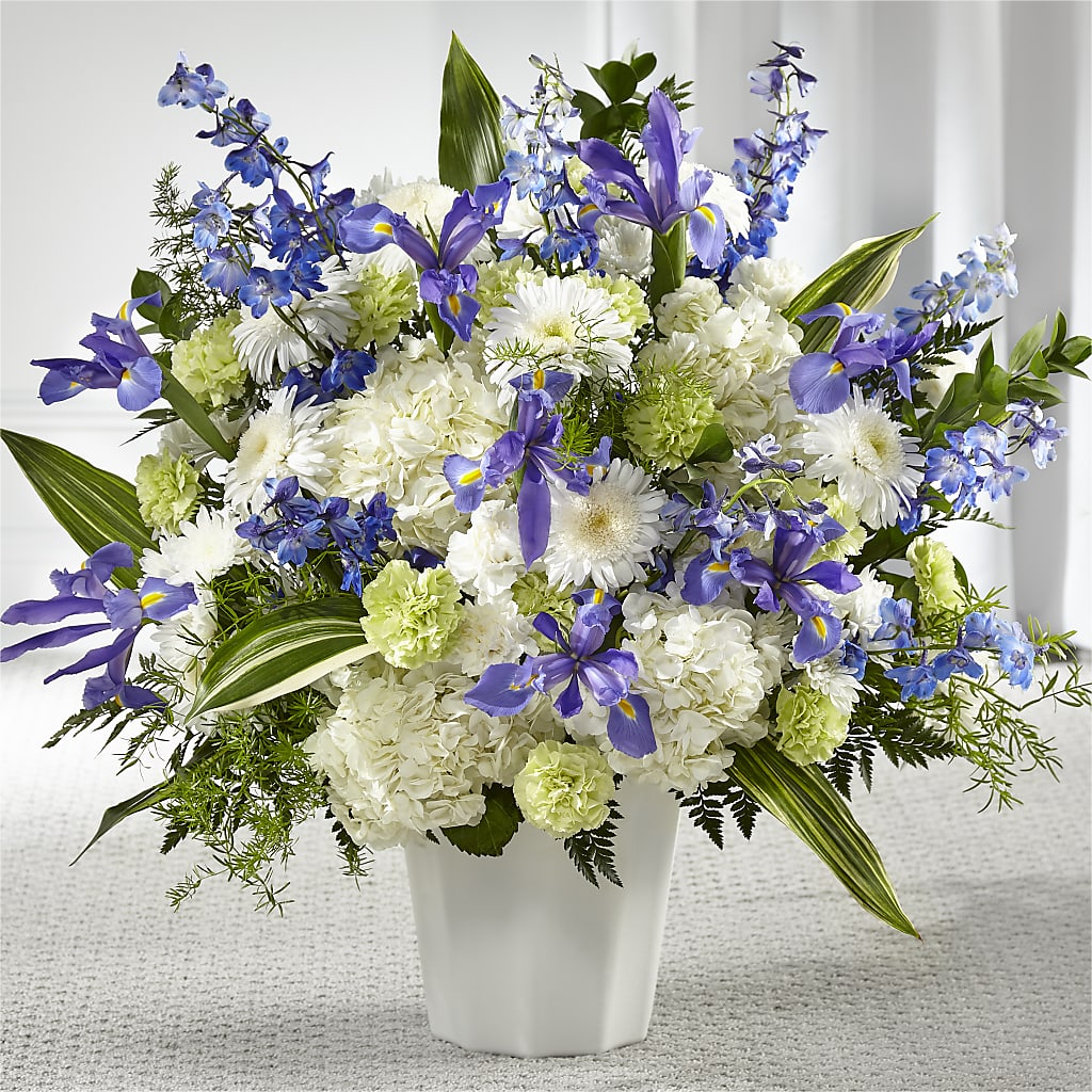Soft Serenity Floor Basket – Flowers By Sue, Bullard TX