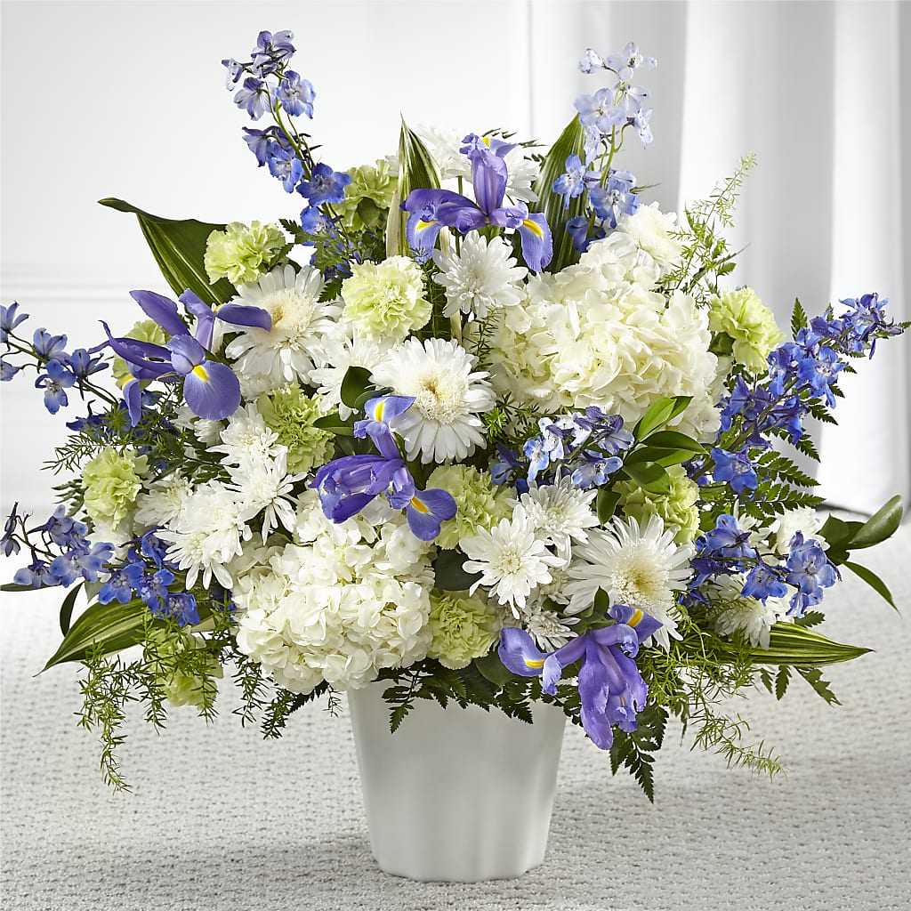 Soft Serenity Floor Basket – Flowers By Sue, Bullard TX