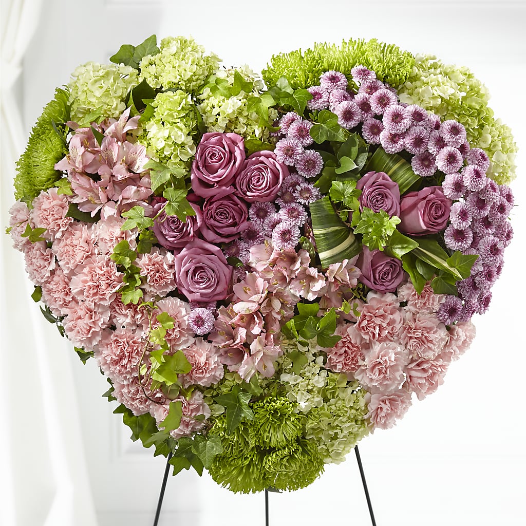 Heartwarming Standing Heart – Flowers By Sue, Bullard TX