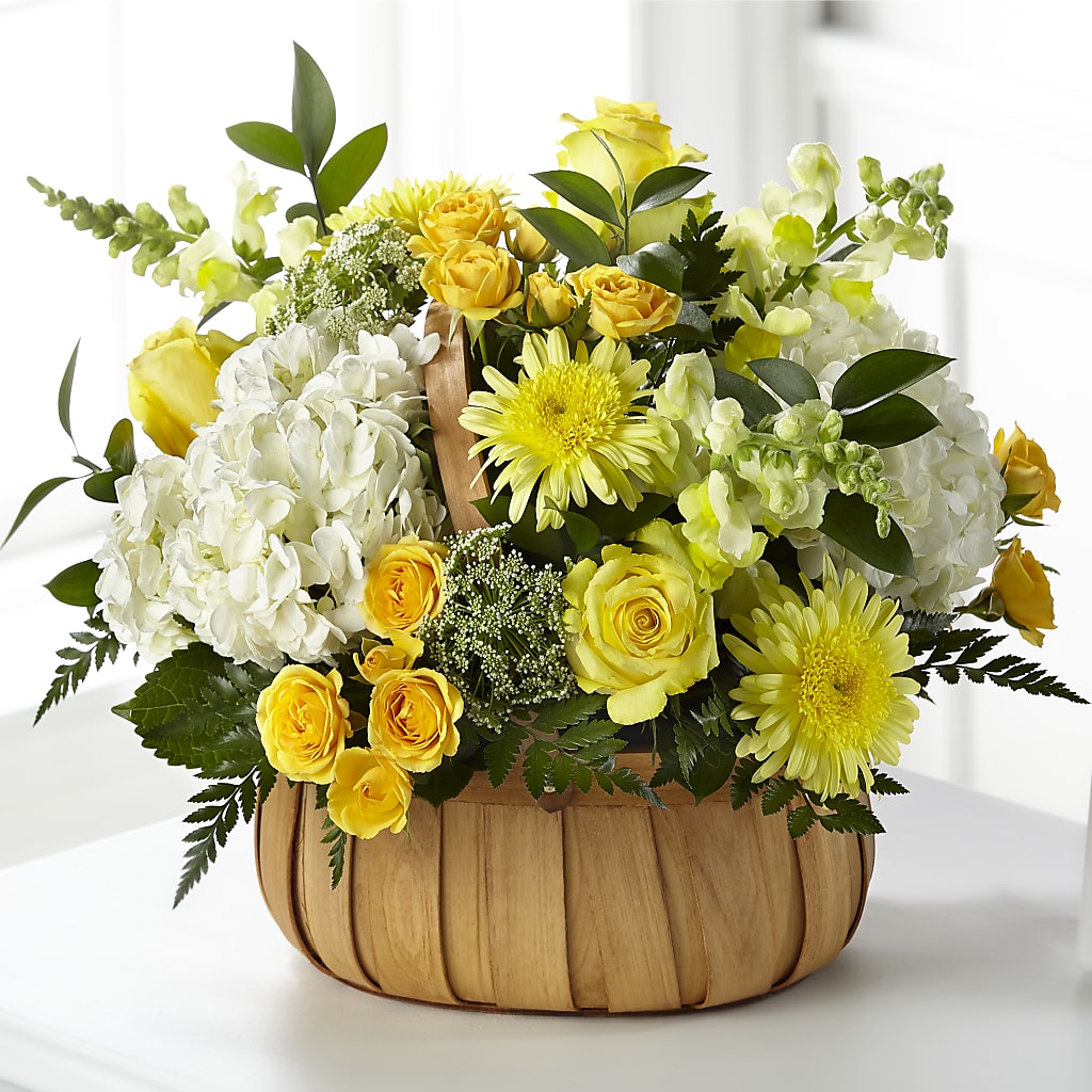 Rustic Remembrance Basket – Flowers By Sue, Bullard TX