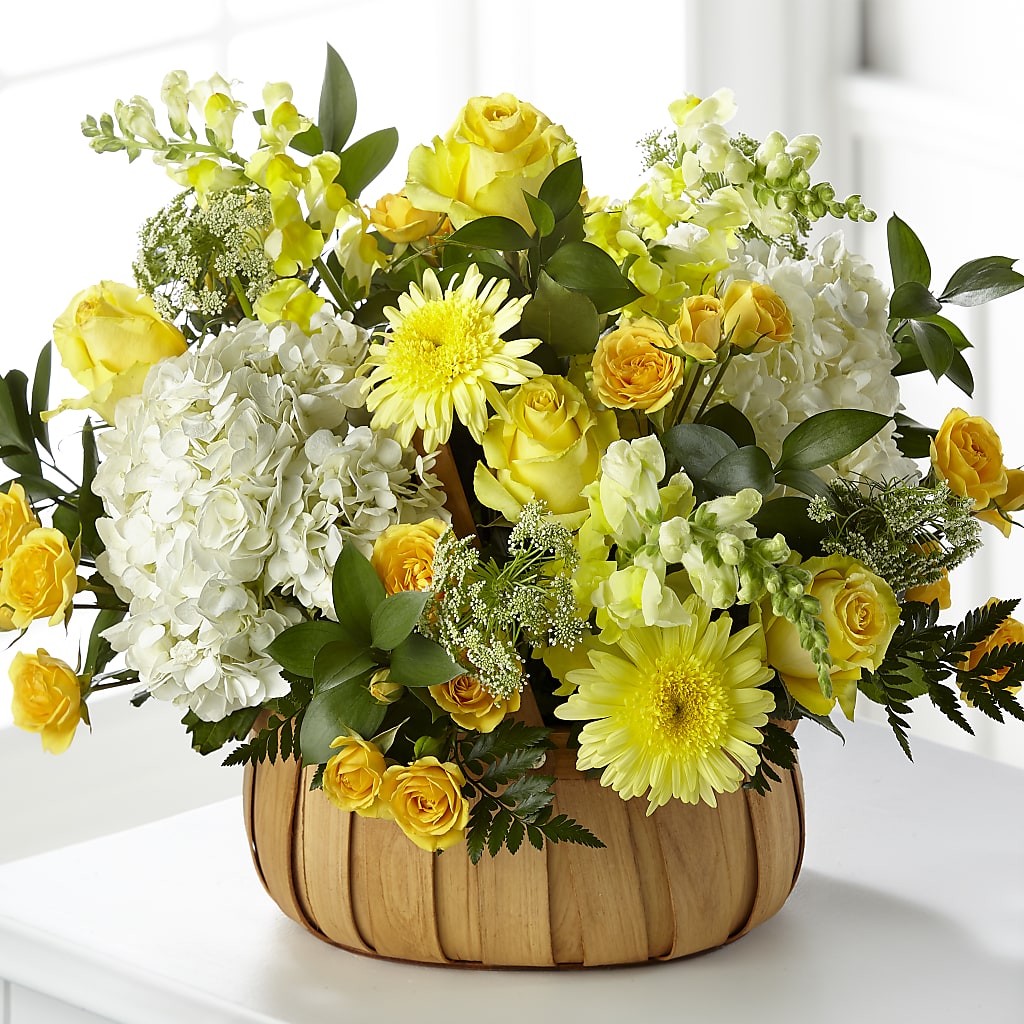 Rustic Remembrance Basket – Flowers By Sue, Bullard TX
