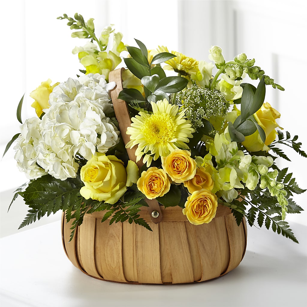 Rustic Remembrance Basket – Flowers By Sue, Bullard TX