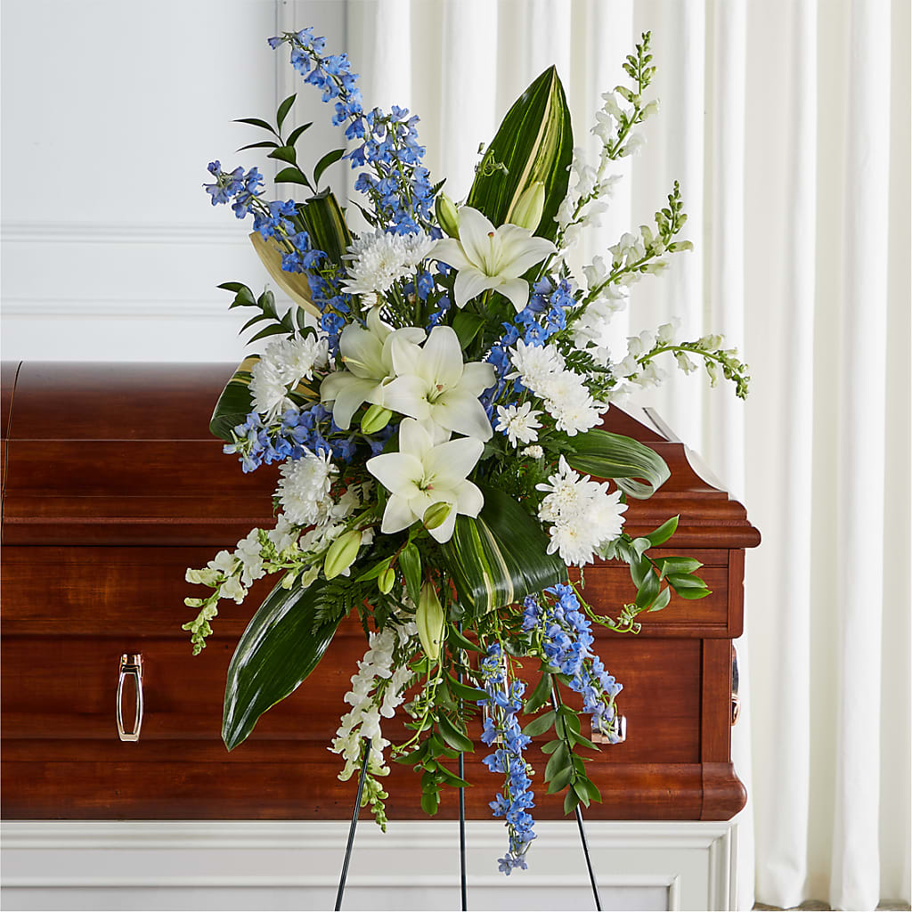 Eternal Impressions Standing Spray – Flowers By Sue, Bullard TX