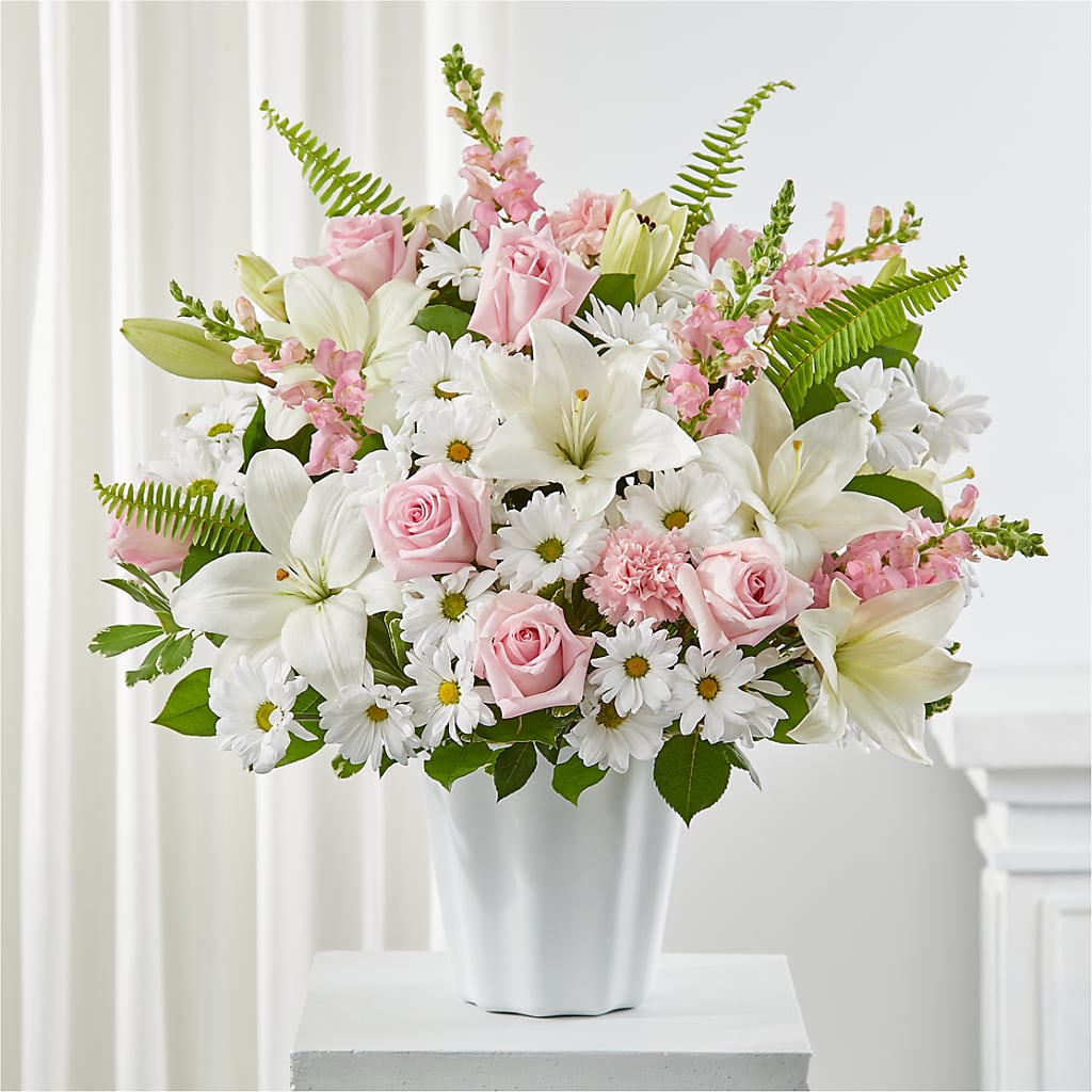 Soft Touch Tabletop Basket – Flowers By Sue, Bullard TX