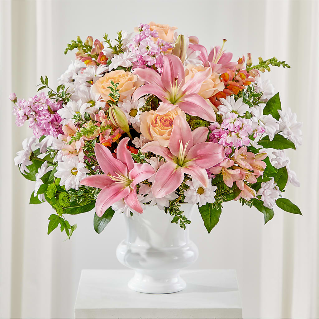 Heartfelt Gesture Urn Arrangement – Flowers By Sue, Bullard TX