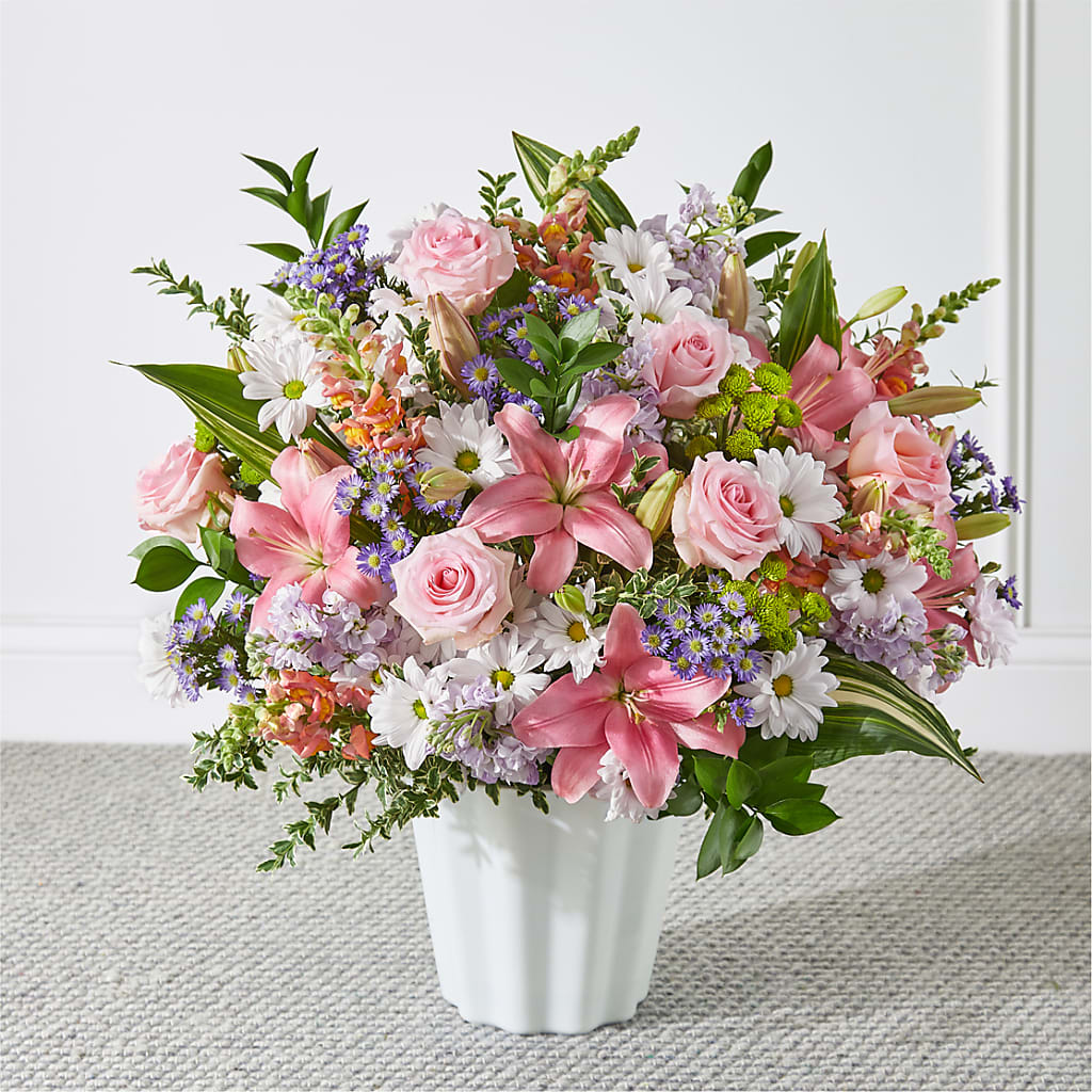 Abundant Compassion Floor Basket – Flowers By Sue, Bullard TX