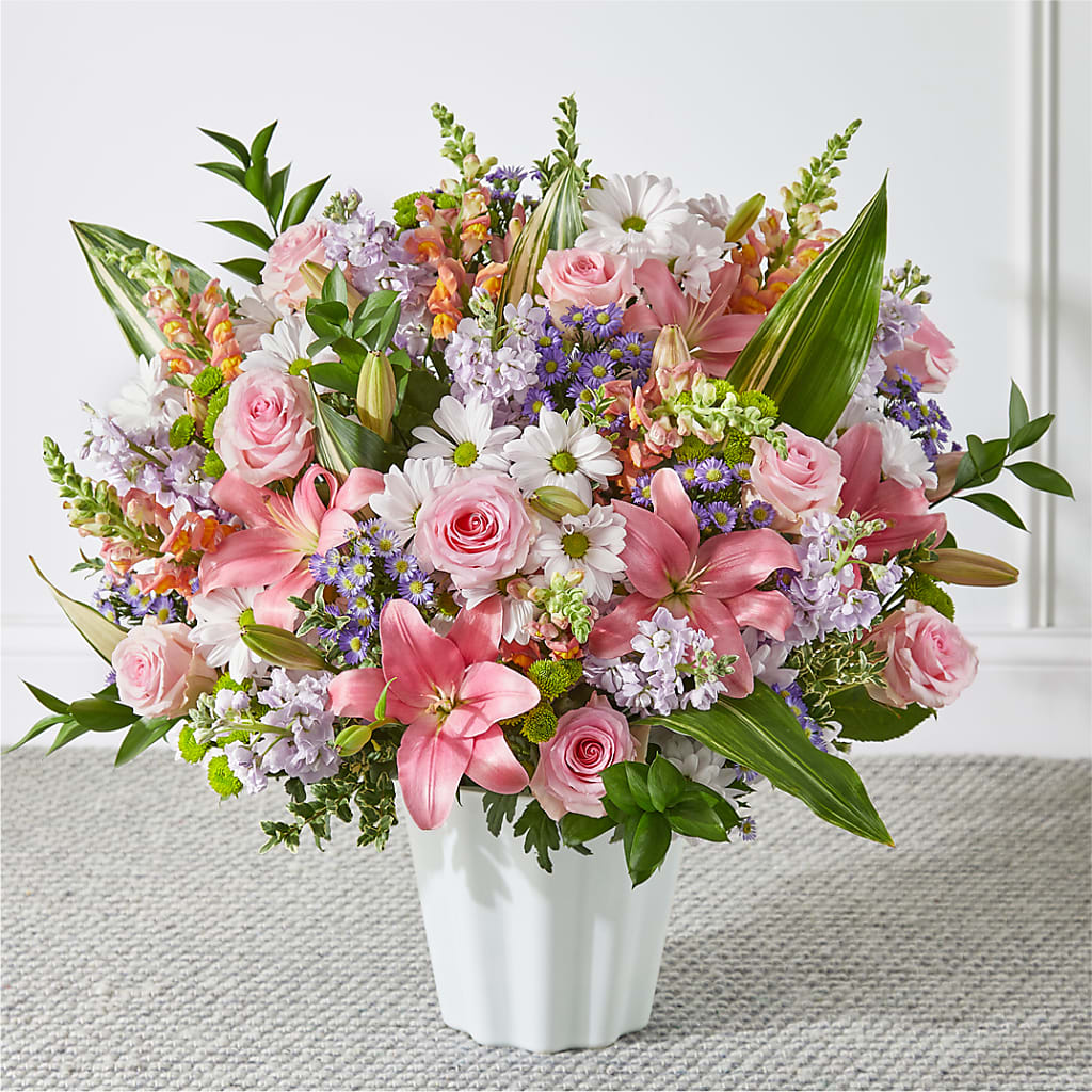 Abundant Compassion Floor Basket – Flowers By Sue, Bullard TX