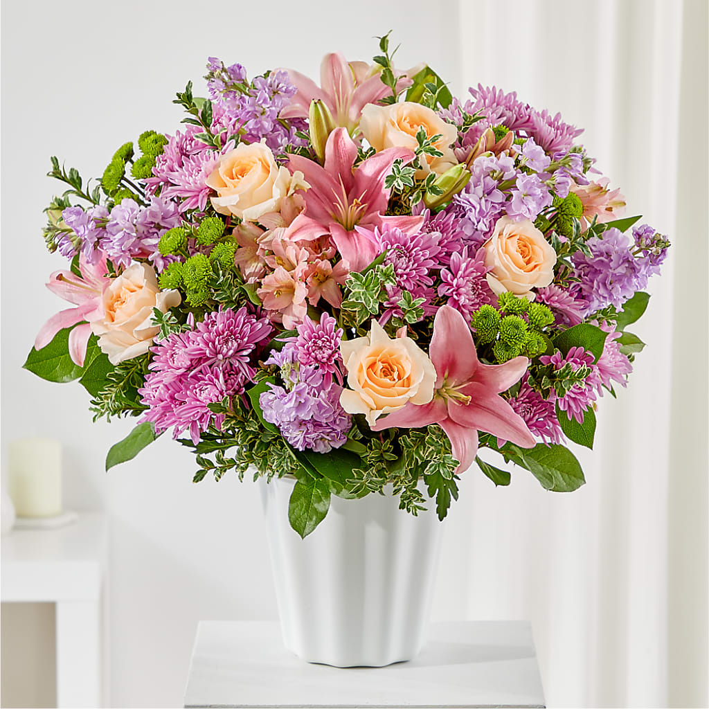 Supportive Embrace Tabletop Basket – Flowers By Sue, Bullard TX