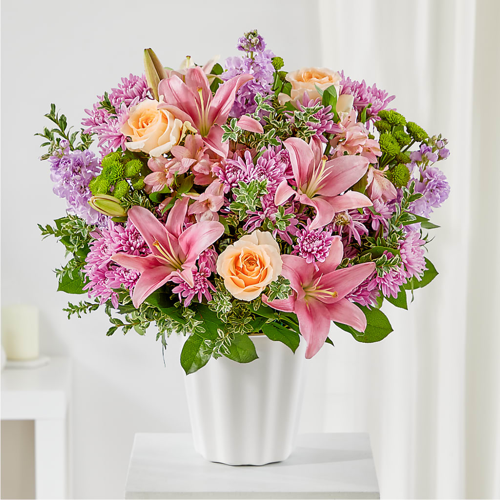 Supportive Embrace Tabletop Basket – Flowers By Sue, Bullard TX