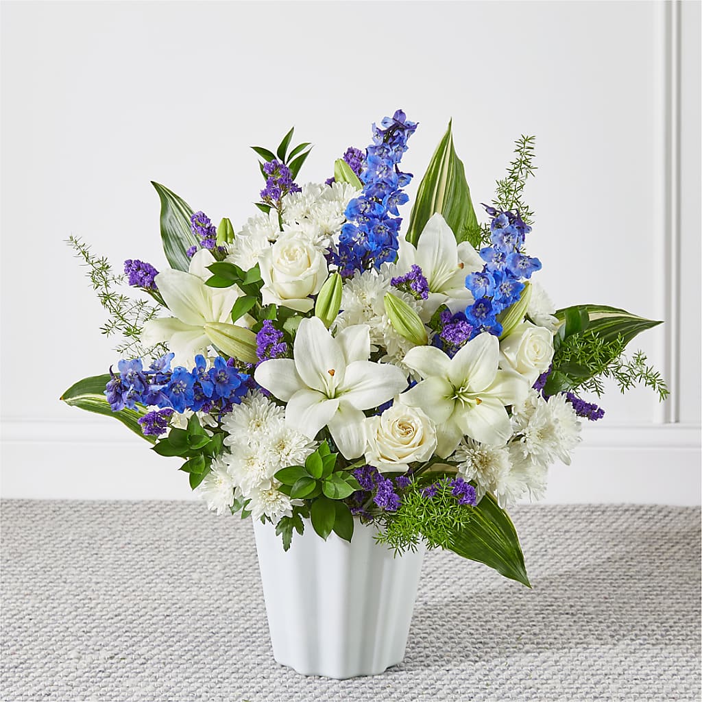 Take Comfort Floor Basket – Flowers By Sue, Bullard TX