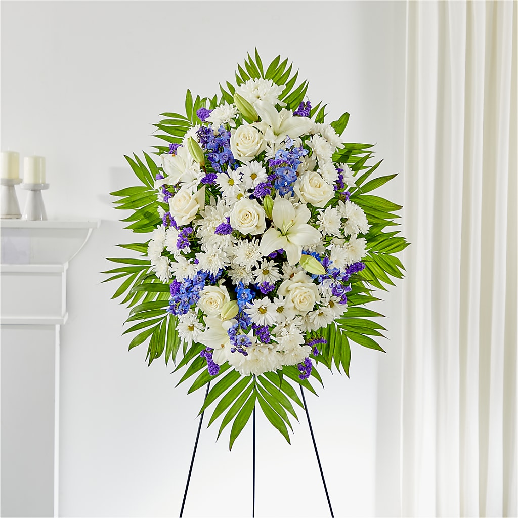 At Rest Standing Spray – Flowers By Sue, Bullard TX