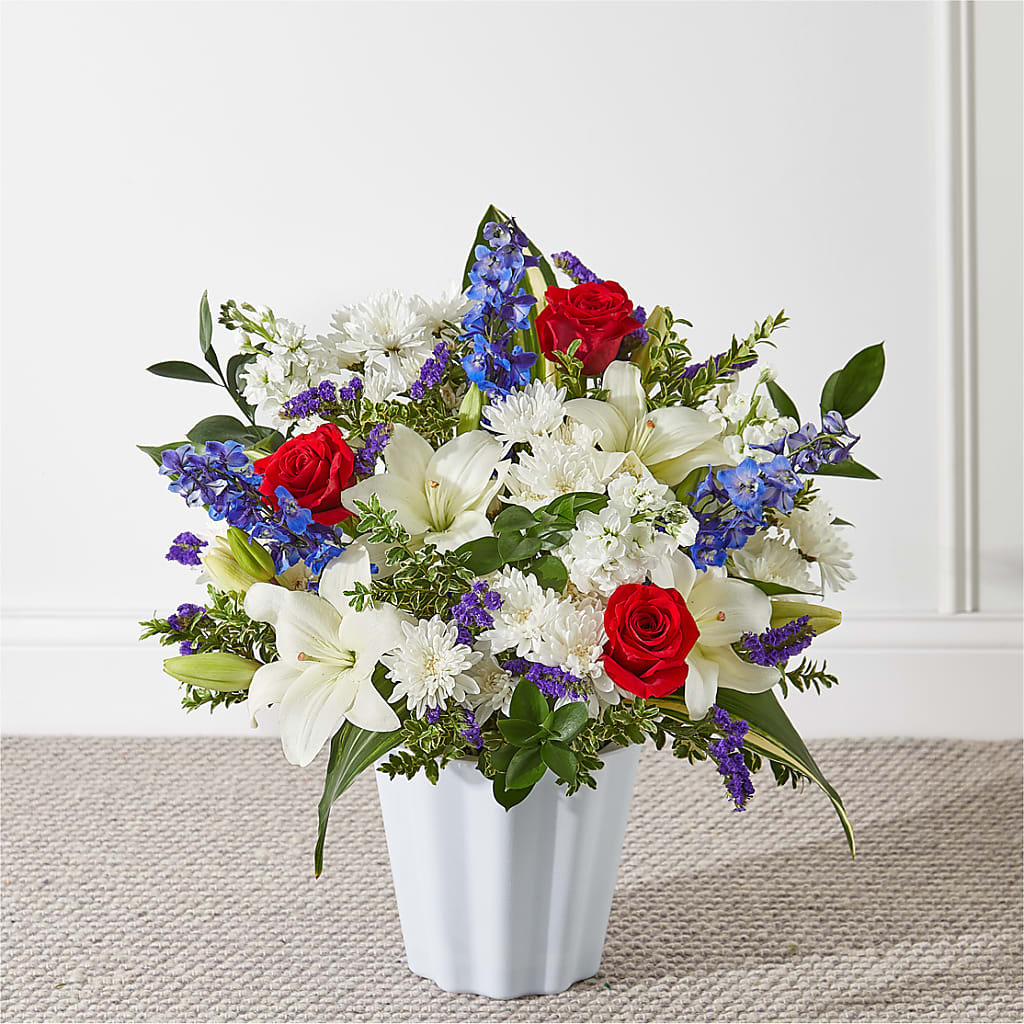 Consoled Floor Basket – Flowers By Sue, Bullard TX