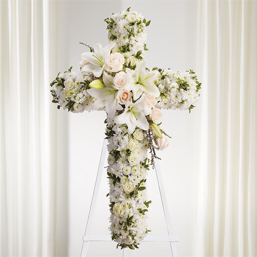 Spiritual Guidance Standing Spray – Flowers By Sue, Bullard TX