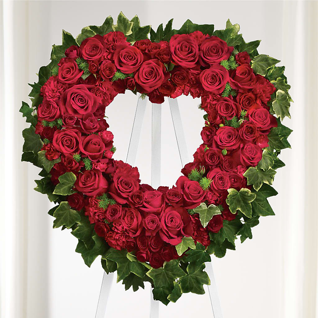 Wholehearted Standing Spray – Flowers By Sue, Bullard TX