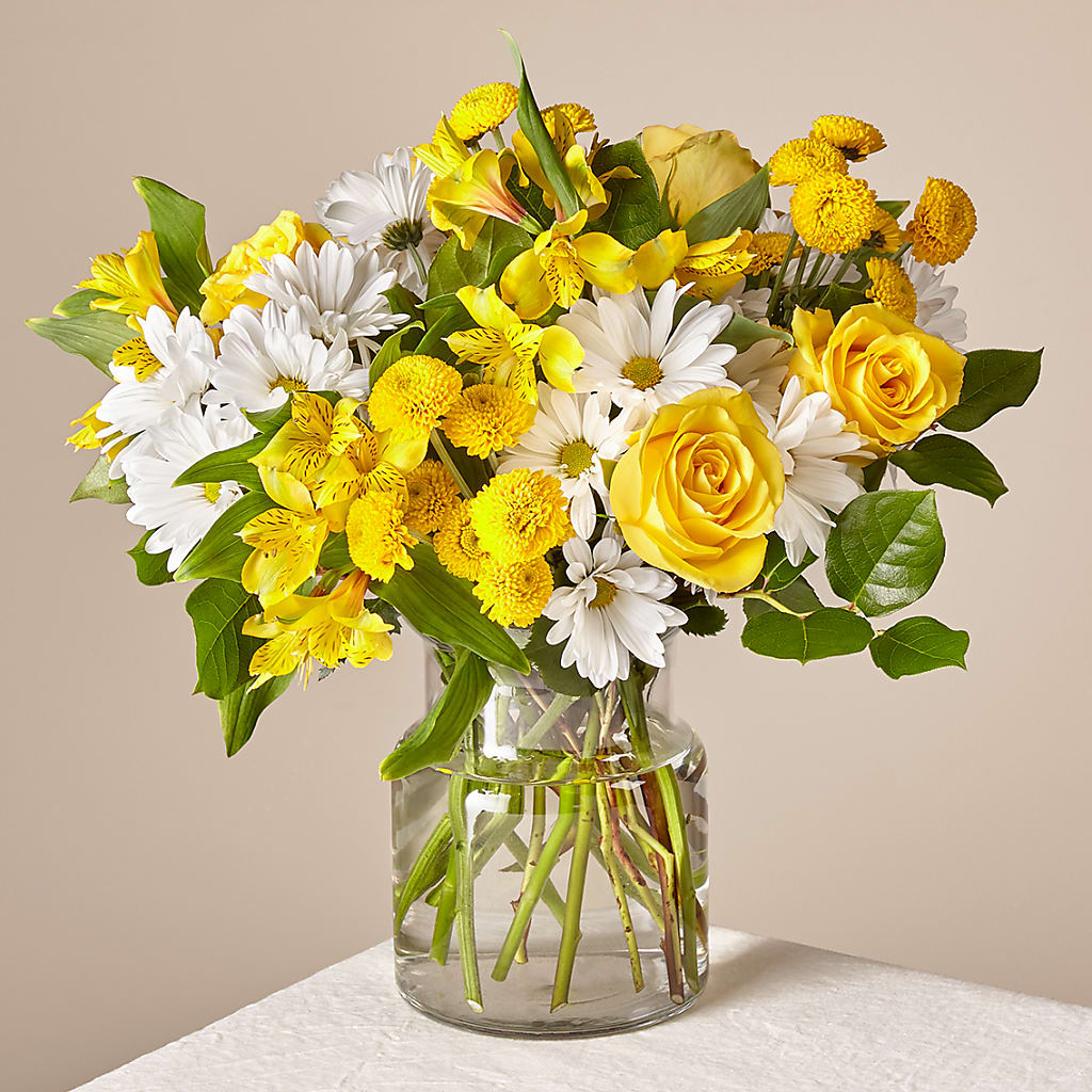 Sunny Sentiments Bouquet – Flowers By Sue, Bullard TX