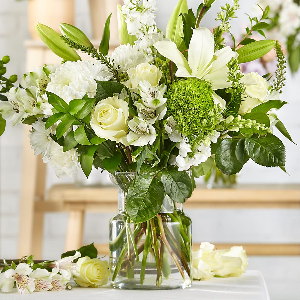 Classic Ivory – A Florist Original – Flowers By Sue, Bullard TX
