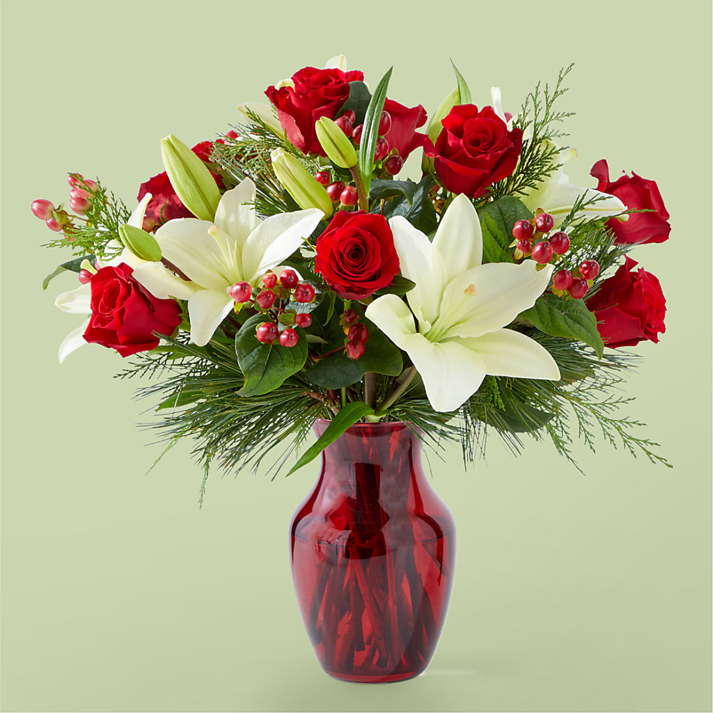 Evergreen Delight Bouquet – Flowers By Sue, Bullard TX
