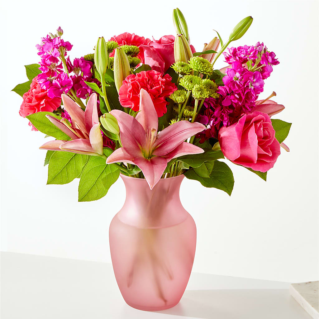 Watermelon Crush Bouquet – Flowers By Sue, Bullard TX