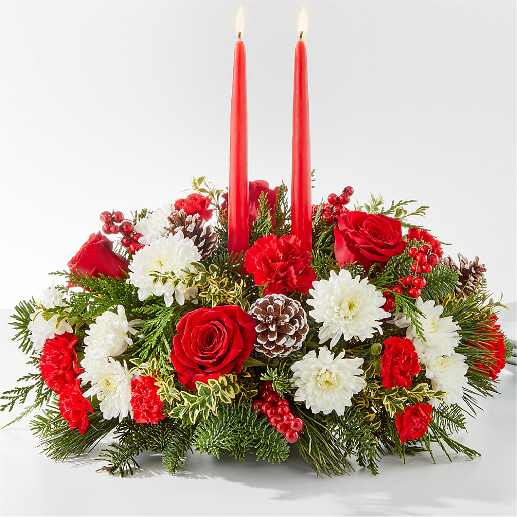 Holiday Soiree Centerpiece – Flowers By Sue, Bullard TX